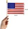 12 Pack mini American Flags 4x6 US American ​Hand Held Stick Flags small american flags on stick for 4th of july Patriotic Veterans Day decorations